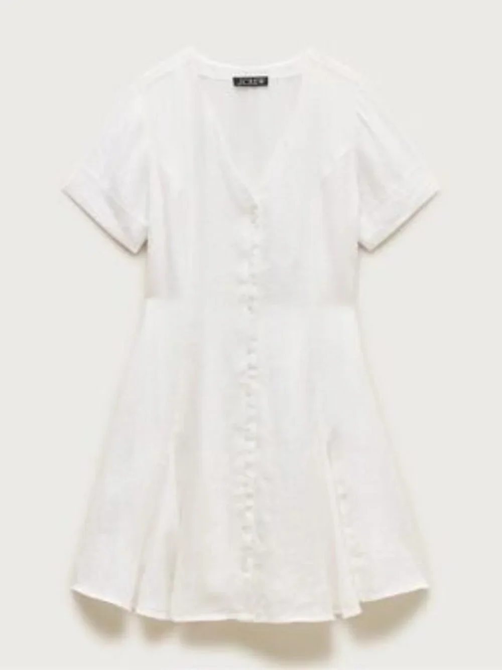 J. Crew White Linen Mini Dress